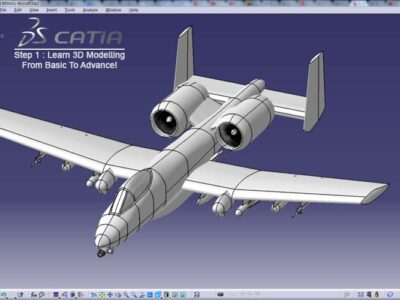 Catia V5 Step 1 : Learn 3D Modelling From Basic To Advance!